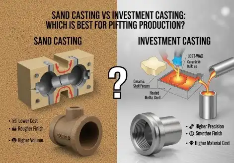 Sand Casting vs Investment Casting: Which Is Best for Pipe Fitting Production？